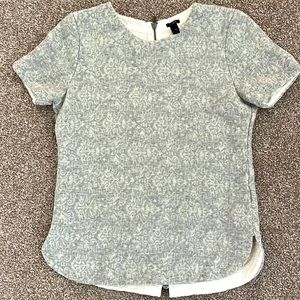 J.crew xs sweater with zipper back